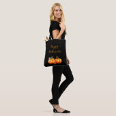 Happy Halloween Pumpkins Tote Bag (Op model)