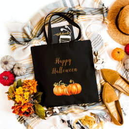Happy Halloween Pumpkins Tote Bag