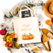 Happy Halloween Pumpkins Tote Bag