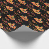 Happy Halloween Pumpkins Wrapping Paper Cadeaupapier (Hoek)