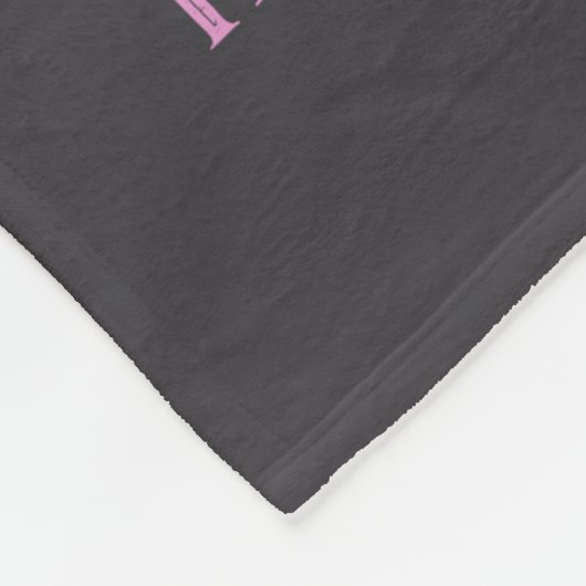 Happy Halloween Purple Pumpkin Family Name Fleece Deken (Hoek)