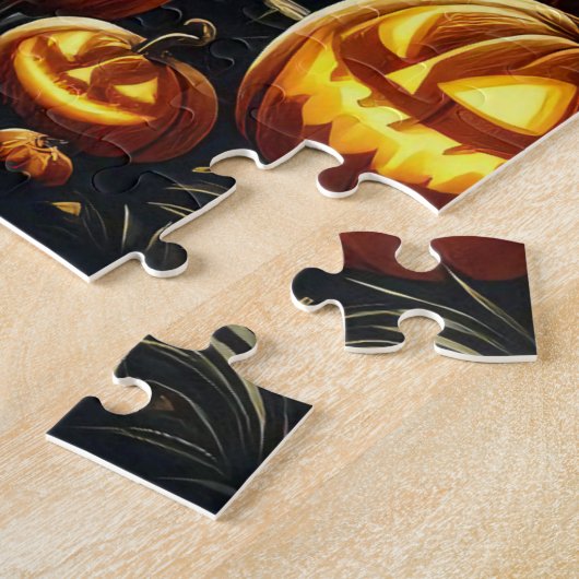 Happy Halloween Puzzle Legpuzzel (Zijkant)