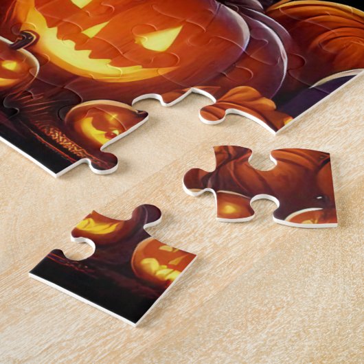 Happy Halloween Puzzle Legpuzzel (Zijkant)