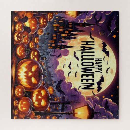 Happy Halloween Puzzle Legpuzzel (Horizontaal)