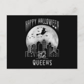 Happy Halloween Queens New York Briefkaart (Voorkant)