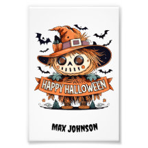 Happy Halloween - Quotes Sinaasappel Zwart