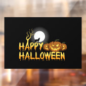 Happy Halloween Raamsticker (Vel 2)