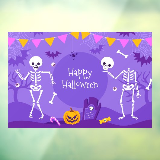 Happy Halloween Raamsticker (Vel 3)