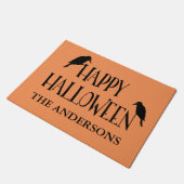 Happy Halloween Raven Persoonlijk Deurmat (Schuin)