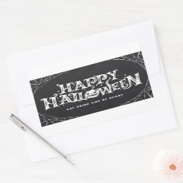 Happy Halloween rechthoekige sticker