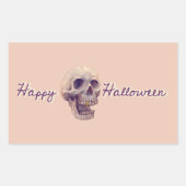 HAPPY HALLOWEEN RECTANGLE Sticker (Voorkant)