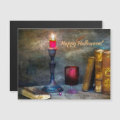  Happy Halloween Red Candle & Old Books (Voorkant / Achterkant)