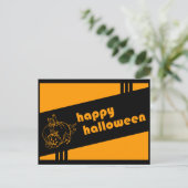 Happy Halloween : Retro : Briefkaart (Staand voorkant)