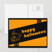 Happy Halloween : Retro : Briefkaart (Voorkant / Achterkant)