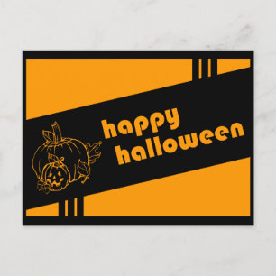 Happy Halloween : Retro : Briefkaart