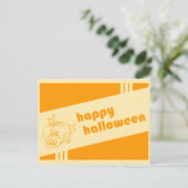 Happy Halloween : Retro : Briefkaart (Staand voorkant)
