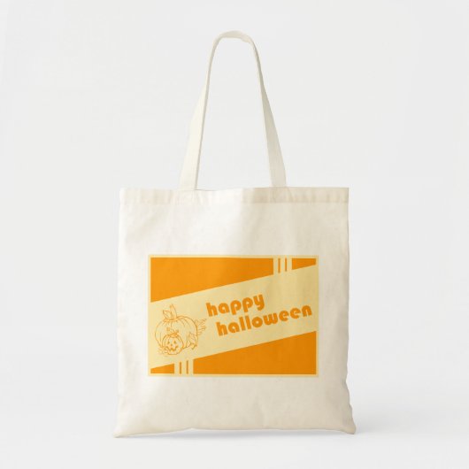 happy halloween ( retro design ) tote bag (Voorkant)