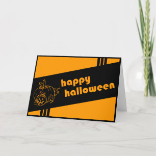 Happy Halloween : Retro : Kaart