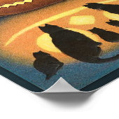 Happy Halloween Retro Poster (Hoek)