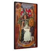 Happy Halloween Retro Poster Klembord (Rechts)