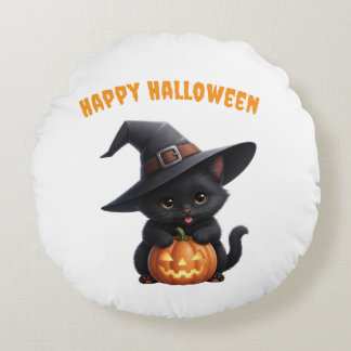 Happy Halloween Rond Kussen