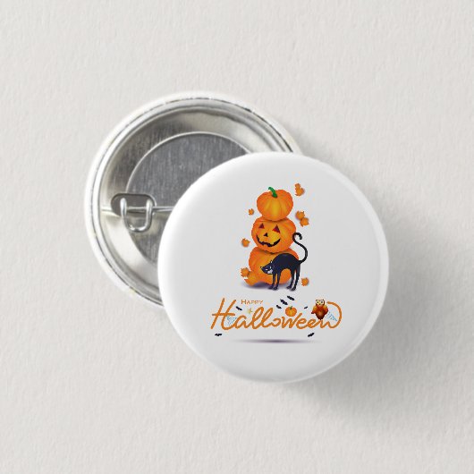 Happy Halloween! Ronde Button 3,2 Cm (Voorkant /achterkant)