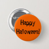 Happy Halloween! Ronde Button 5,7 Cm (Voorkant /achterkant)
