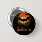 Happy Halloween Ronde Button 5,7 Cm (Voorkant /achterkant)