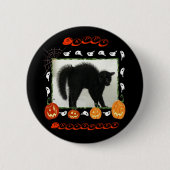 Happy Halloween Ronde Button 5,7 Cm (Voorkant)