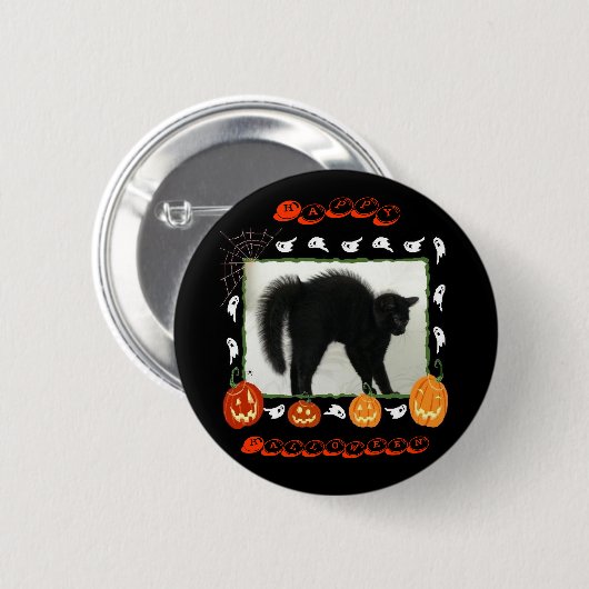 Happy Halloween Ronde Button 5,7 Cm (Voorkant /achterkant)