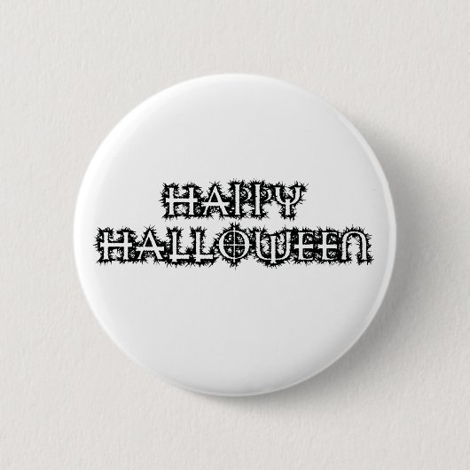 Happy Halloween Ronde Button 5,7 Cm (Voorkant)