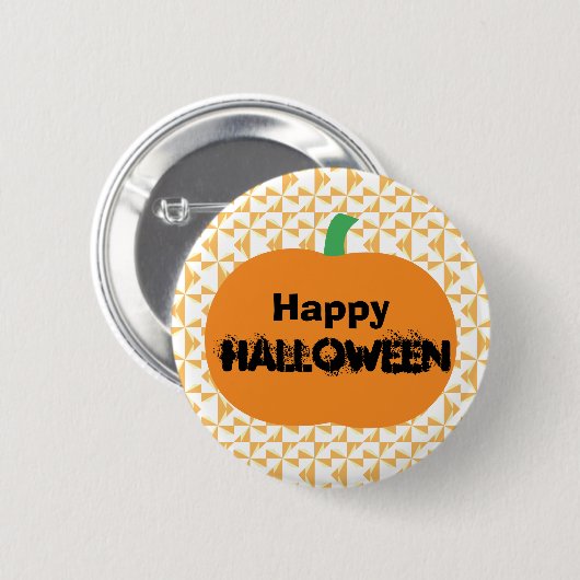 Happy Halloween Ronde Button 5,7 Cm (Voorkant /achterkant)