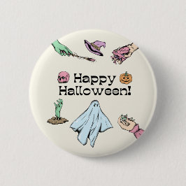 Happy Halloween Ronde Button 5,7 Cm