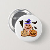 Happy Halloween Ronde Button 5,7 Cm (Voorkant /achterkant)
