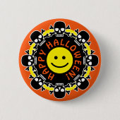 Happy Halloween Ronde Button 5,7 Cm (Voorkant)