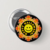 Happy Halloween Ronde Button 5,7 Cm (Voorkant /achterkant)