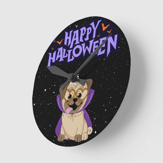 Happy Halloween Ronde Klok (Hoek)