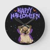 Happy Halloween Ronde Klok (Voorkant)