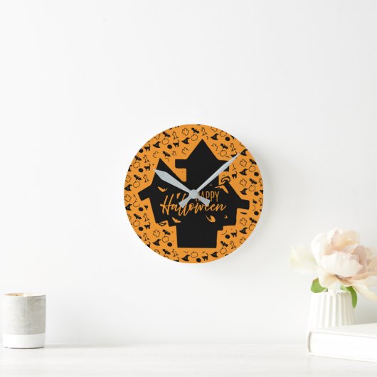 Happy Halloween Ronde Klok (Huis)