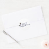 Happy Halloween Ronde Sticker (Envelop)