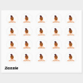 happy Halloween Ronde Sticker (Vel)
