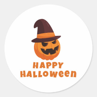 happy Halloween Ronde Sticker