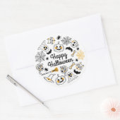 Happy Halloween Ronde Sticker (Envelop)