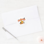 Happy Halloween Ronde Sticker (Envelop)