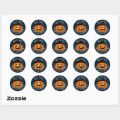Happy Halloween Ronde Sticker (Vel)