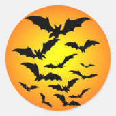 Happy Halloween Ronde Sticker (Voorkant)