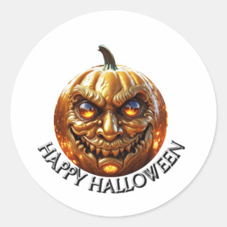 Happy Halloween Ronde Sticker