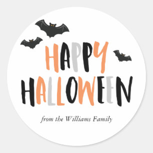 Happy Halloween Ronde Sticker