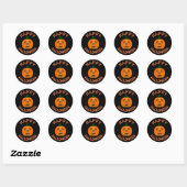 Happy Halloween Ronde Sticker (Vel)