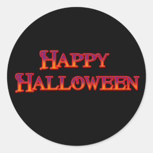 Happy Halloween Ronde Sticker